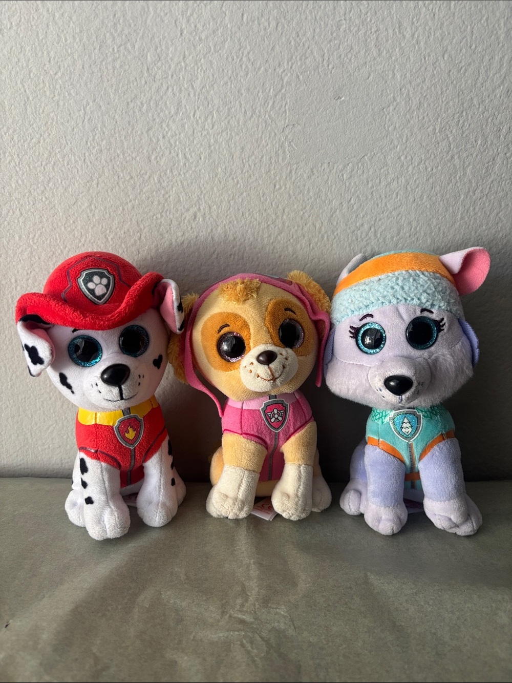 Paw Patrol TY Plush Set